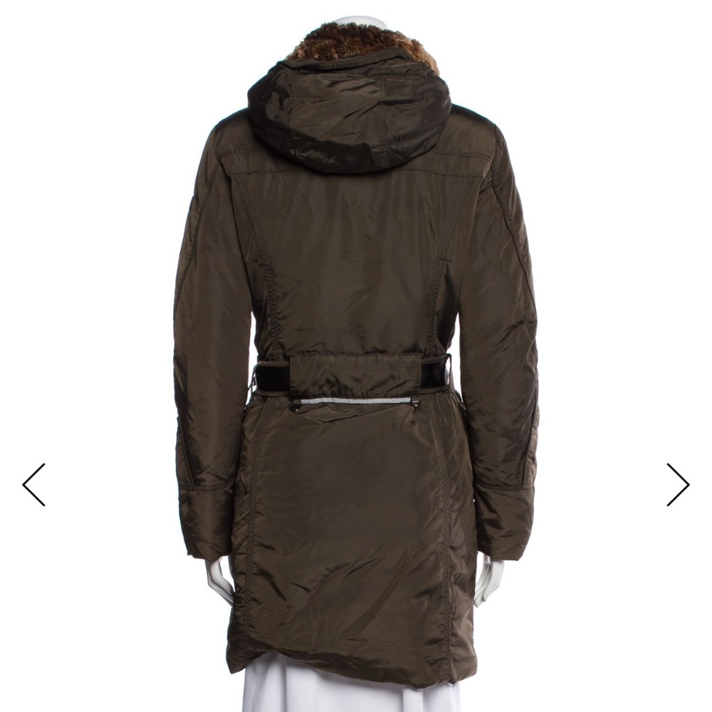 Peuterey Dark Brown Hooded Puffer Coat